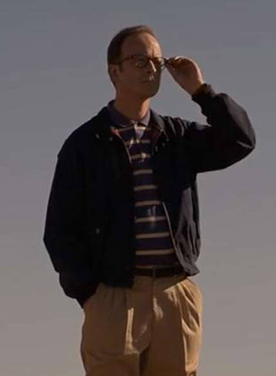 Harpoon Christopher Redman Inspired Black Cotton Fabric Cotton Jacket - The Old Man Tv Series Style