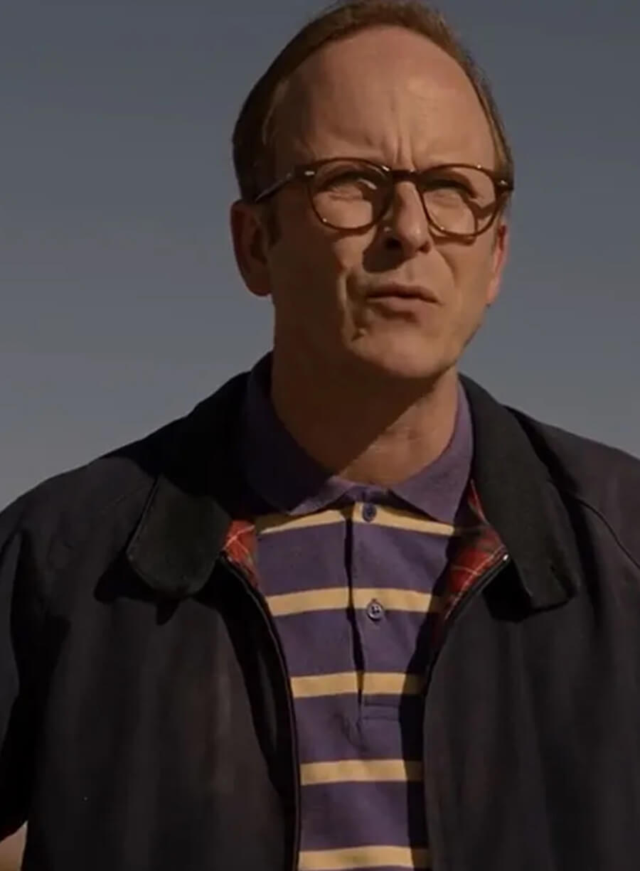 Harpoon Christopher Redman Inspired Black Cotton Fabric Cotton Jacket - The Old Man Tv Series Style