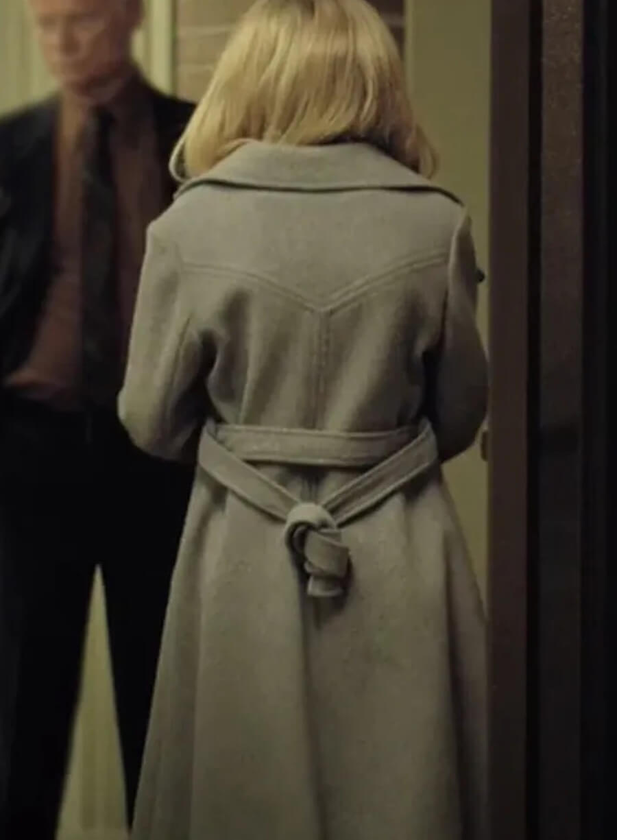 Harpoon Young Madeline Inspired Grey Coat - The Fall of the House of Usher Style
