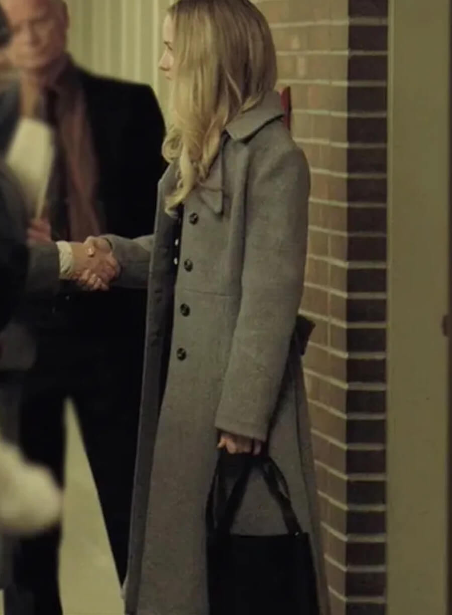 Harpoon Young Madeline Inspired Grey Coat - The Fall of the House of Usher Style