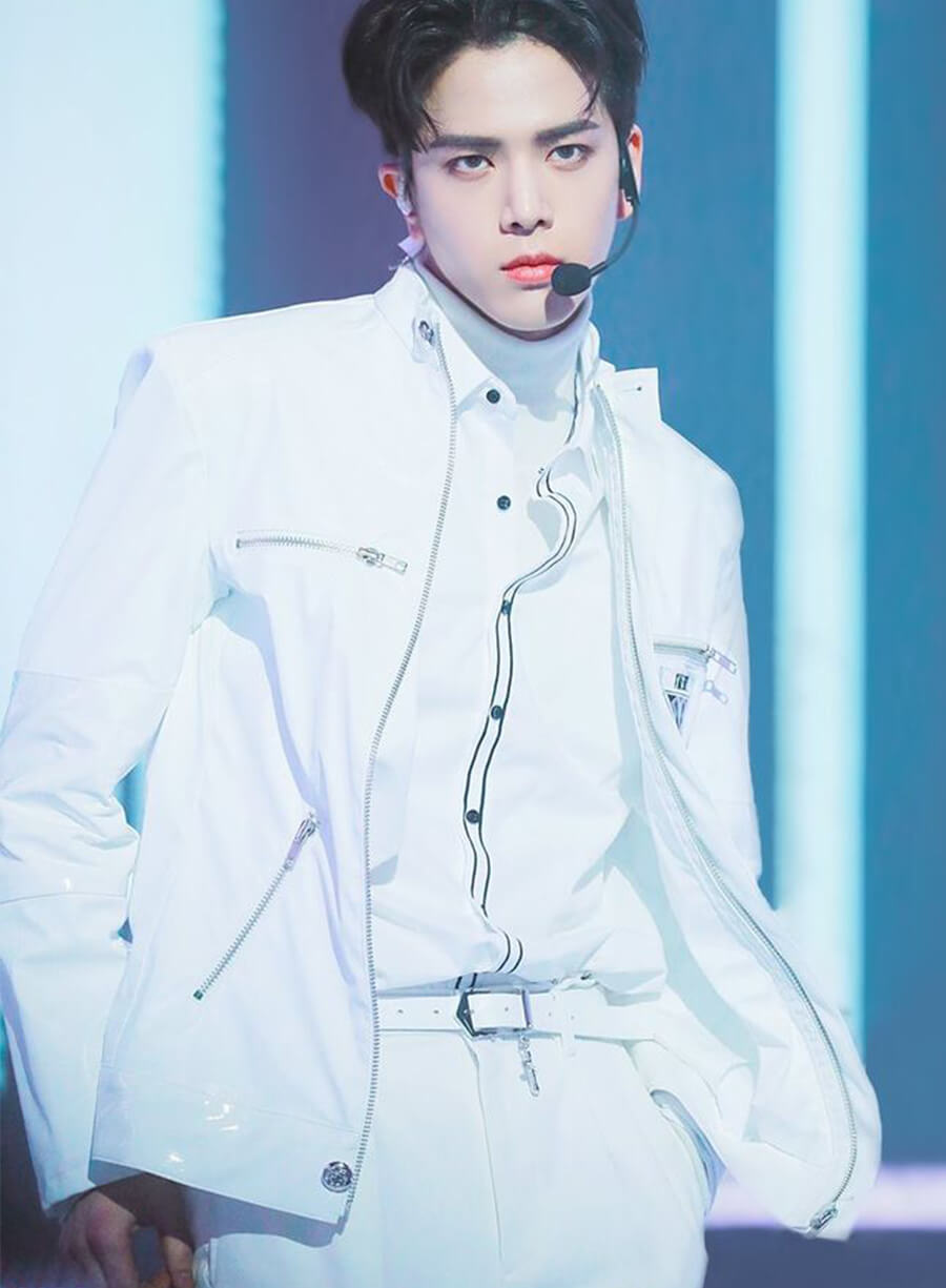 Harpoon Younghoon The Boyz Inspired White Cotton Jacket