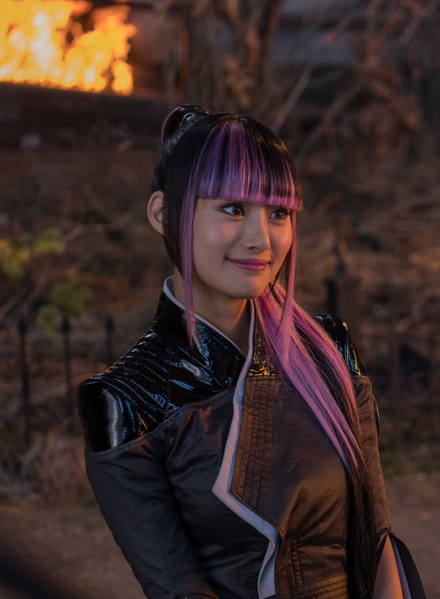 Harpoon Yukio Inspired Black Leather Jacket - Deadpool 2 Style