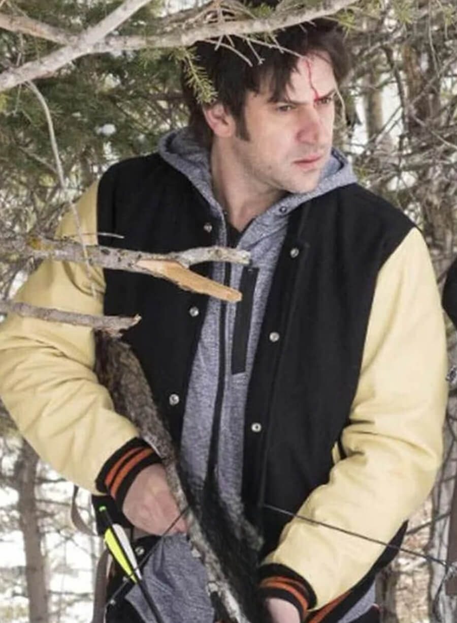 Harpoon Yuri Gurka Inspired Black & Yellow Bomber Jacket - Fargo Tv Series Style