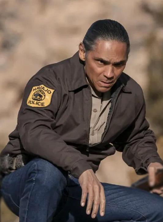Harpoon Joe Leopharn Inspired Brown Cotton Jacket - Dark Winds Style