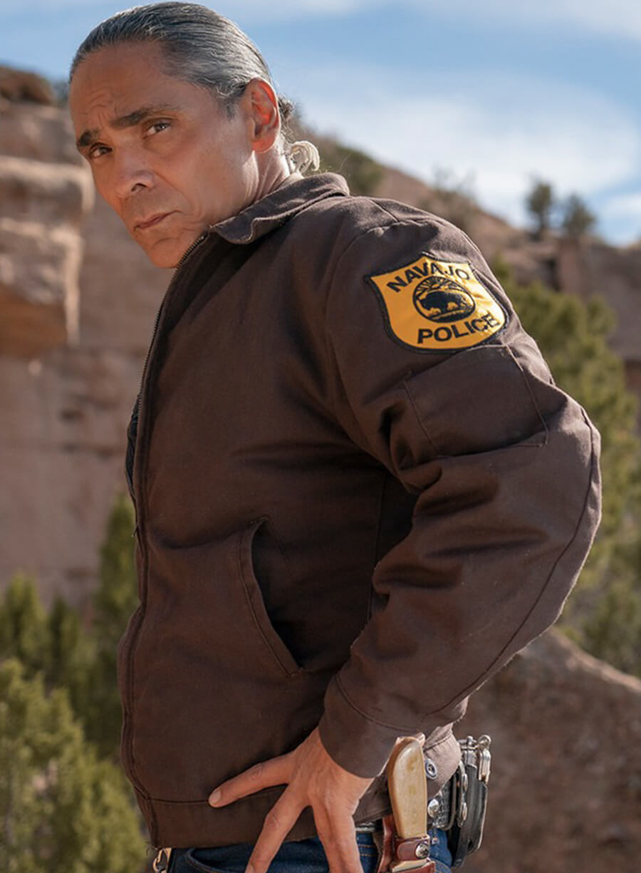Harpoon Joe Leopharn Inspired Brown Cotton Jacket - Dark Winds Style