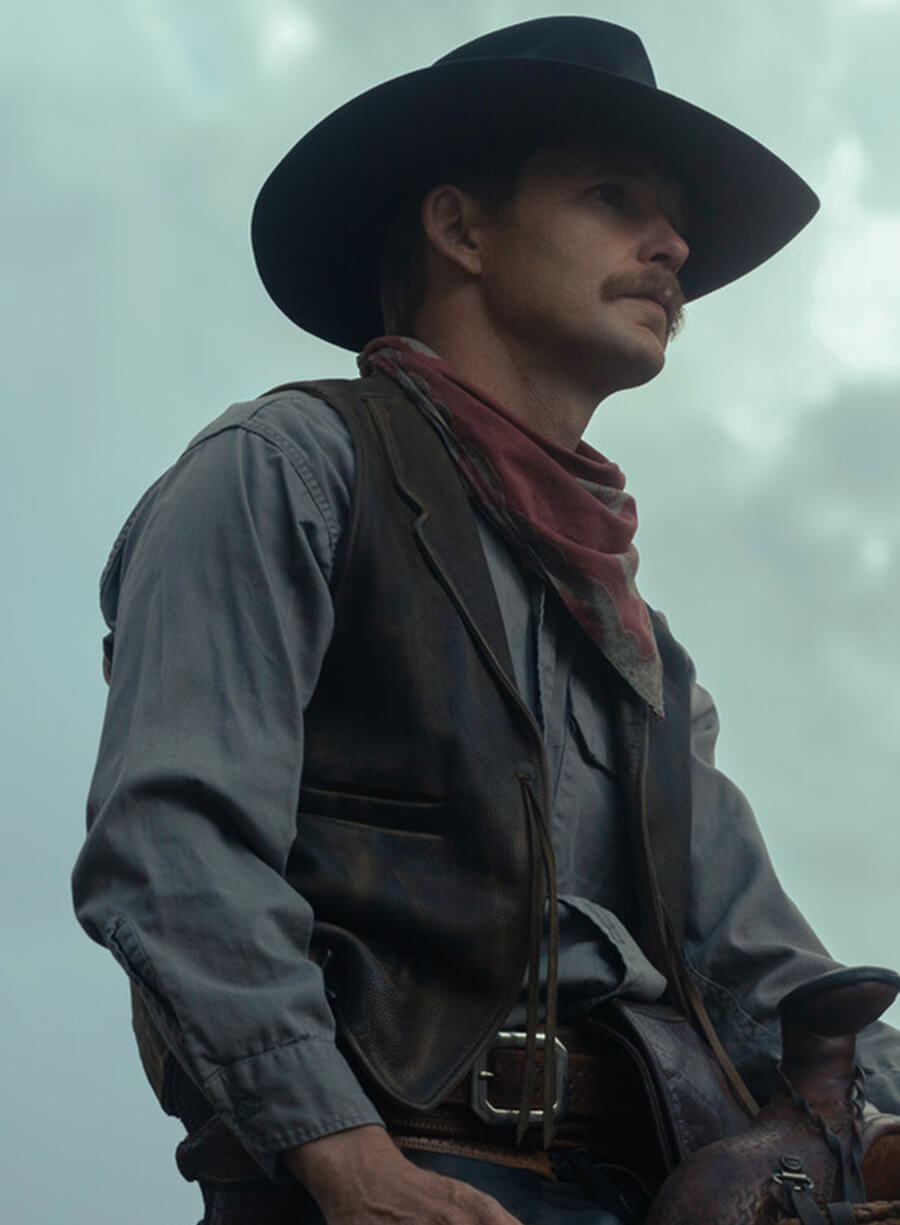 Harpoon Zane Davis Inspired Brown Leather Jacket - 1923 Style