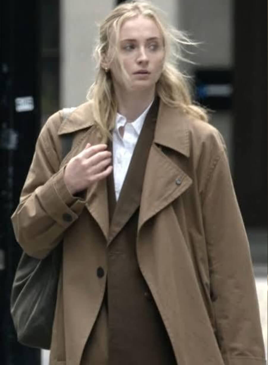 Harpoon Zara Dunne Inspired Brown Cotton Fabric Coat - Steal Style