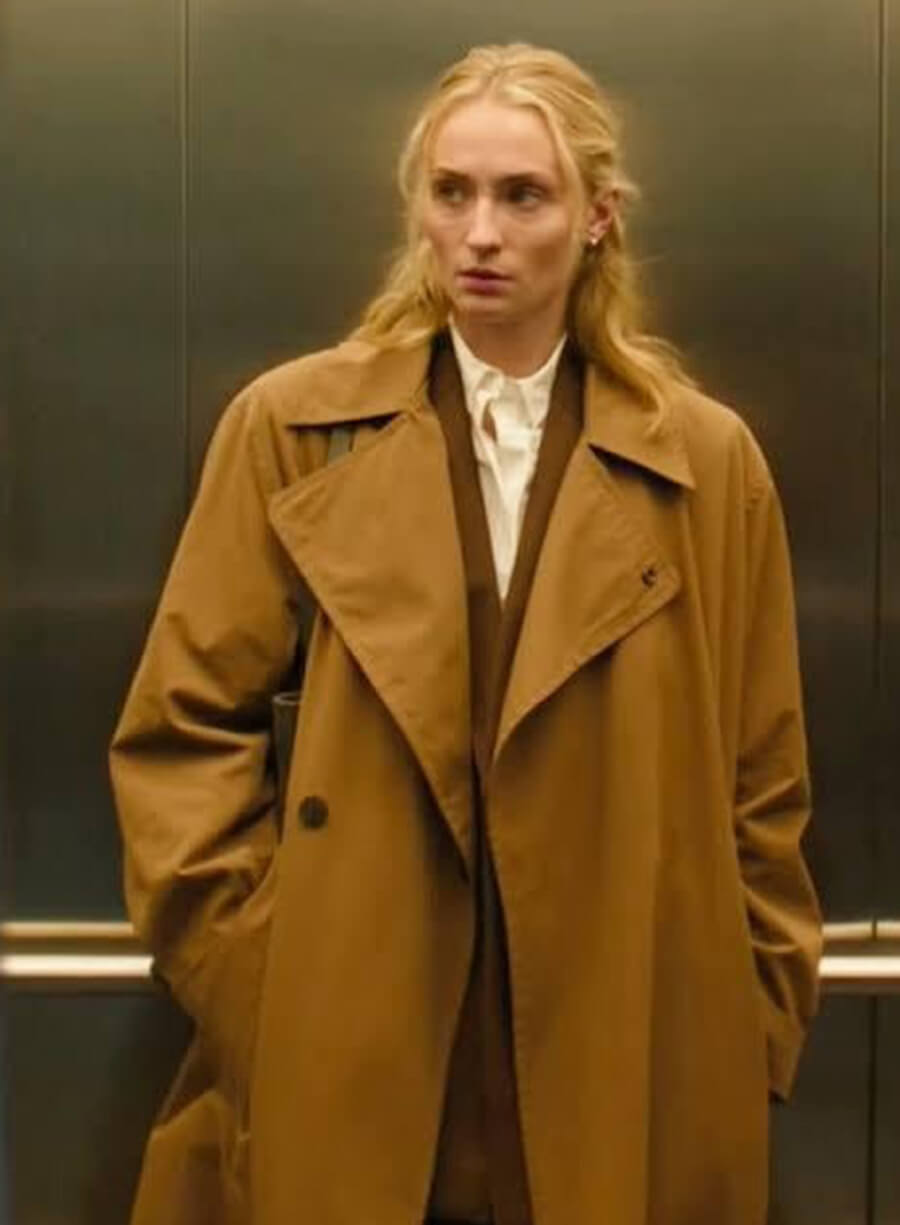 Harpoon Zara Dunne Inspired Brown Cotton Fabric Coat - Steal Style