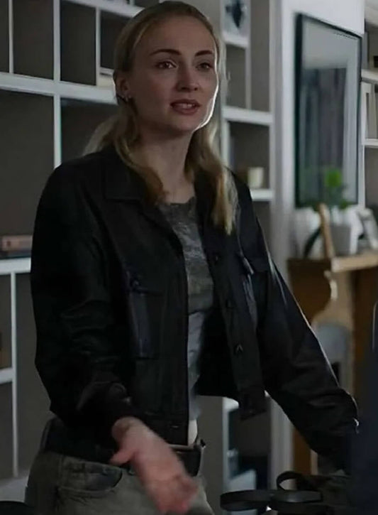 Harpoon Zara Dunne Inspired Black Real Leather Leather Jacket - Steal Style