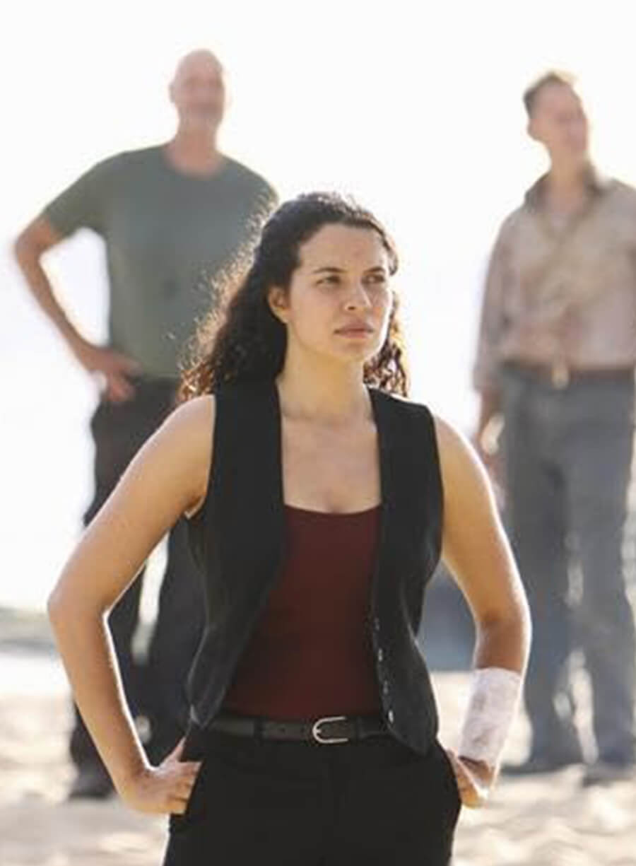 Harpoon Ilana Verdansky Inspired Black Leather Jacket - Lost Tv Series Style
