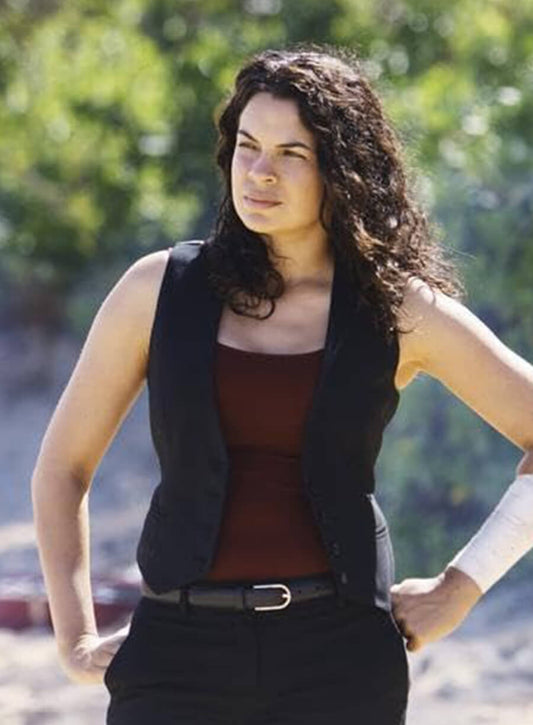 Harpoon Ilana Verdansky Inspired Black Leather Jacket - Lost Tv Series Style